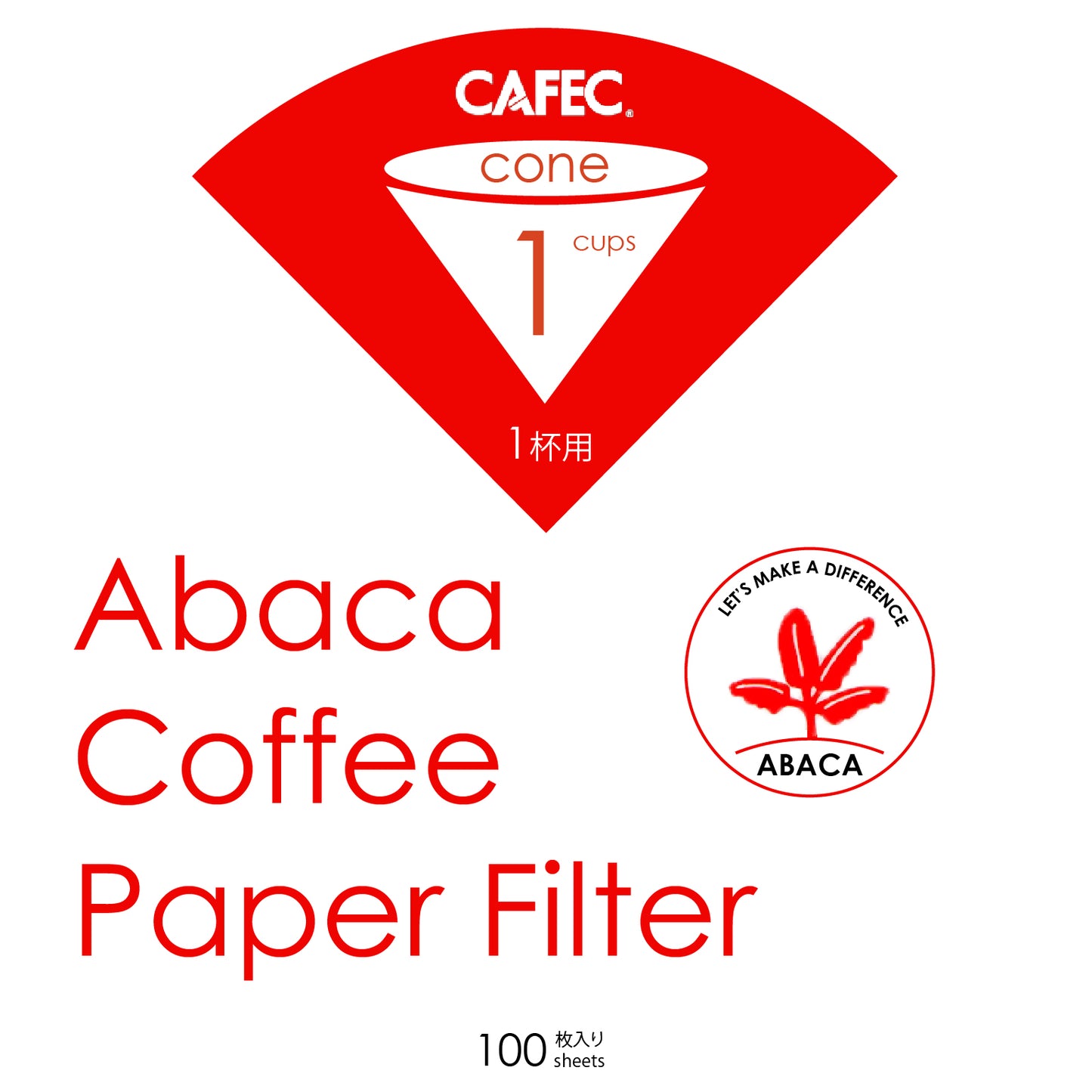 Cafec Abaca Cup1 Filtre Kağıdı